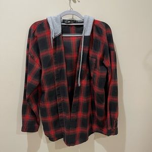 West Louis button down shirt with hood